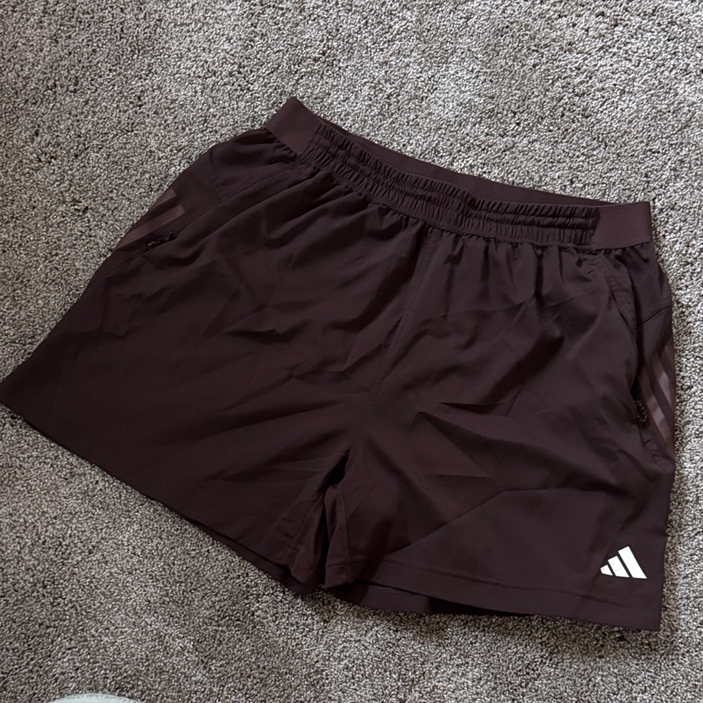 Adidas Women's Dark Brown Athletic Shorts